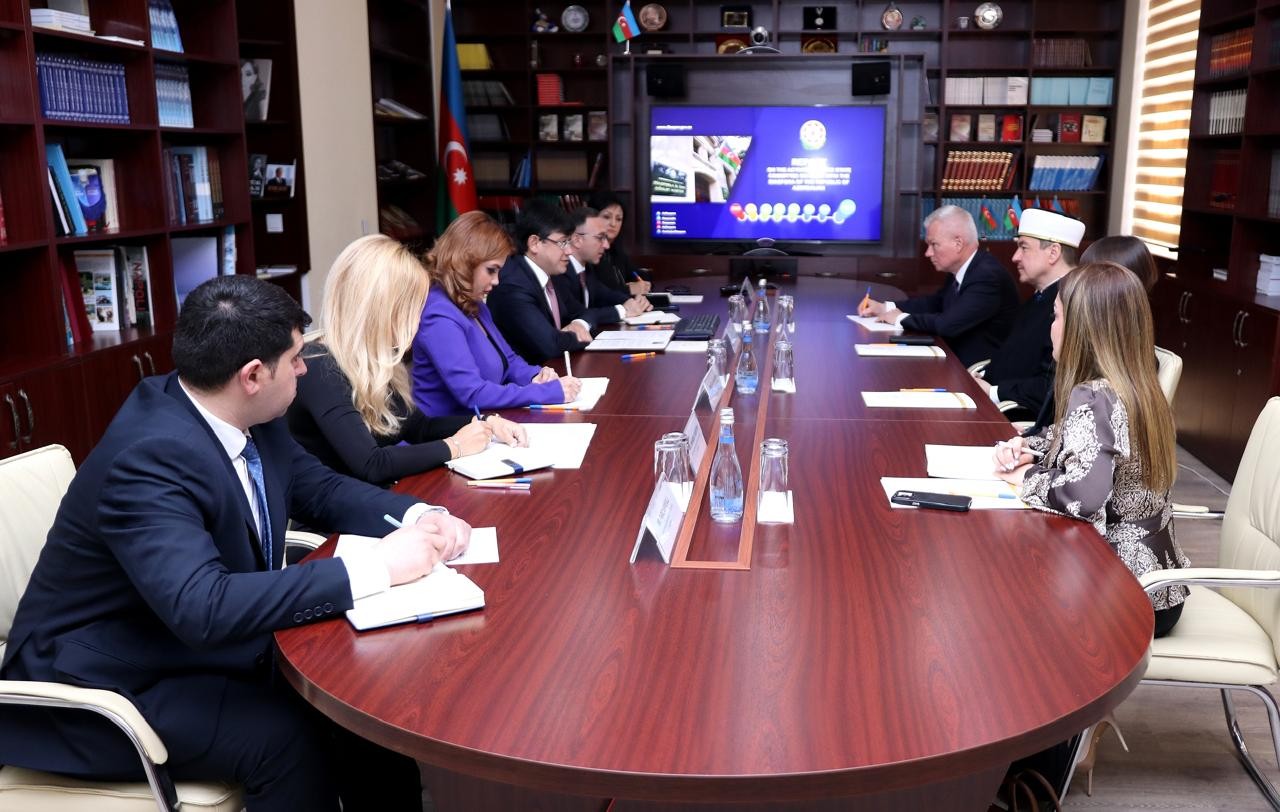 Fuad Muradov Polşa müftisi ilə görüşdü - FOTOLAR